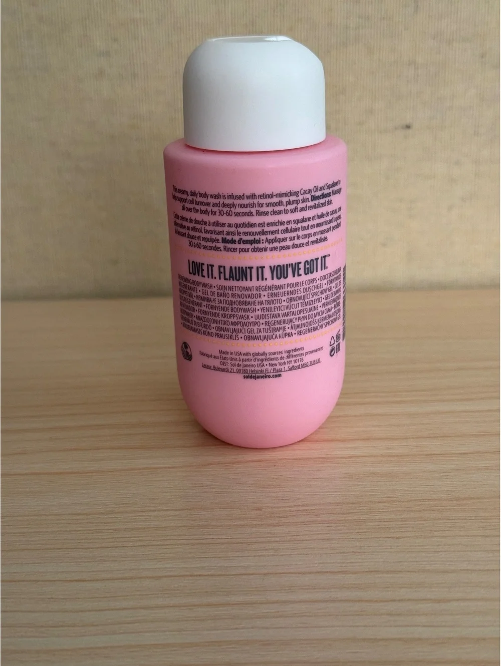 Sol de Janeiro Beija Flor Renewing Body Wash 3 oz Travel Size New Sealed